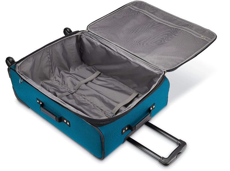 Photo 1 of American Tourister Pop Max Softside Luggage with Spinner Wheels, Teal, 30"