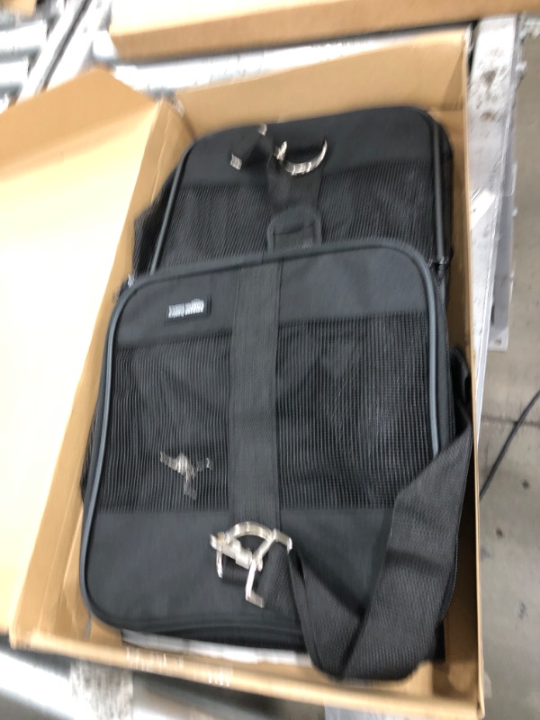 Photo 1 of AmazonBasics Black Soft-Sided Pet Carrier - Large