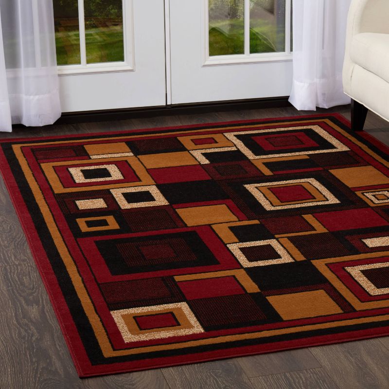 Photo 1 of 5 Ft. 2 in. X 7 Ft. 4 in. Premium Nikola Area Rug - Red