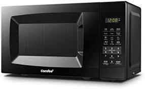 Photo 1 of COMFEE' EM720CPL-PMB Countertop Microwave Oven with Sound On/Off, ECO Mode and Easy One-Touch Buttons, 0.7cu.ft, 700W, Black
