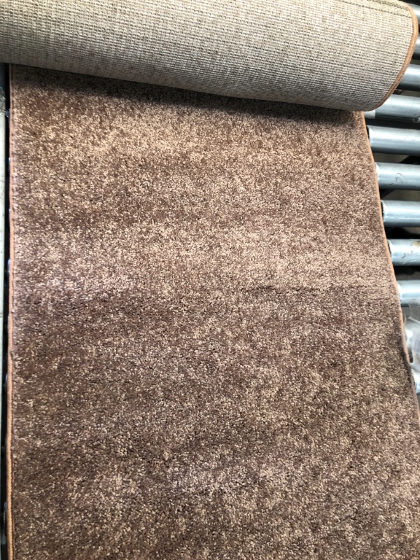 Photo 2 of 2'2'' x 10' brown runner area rug. 