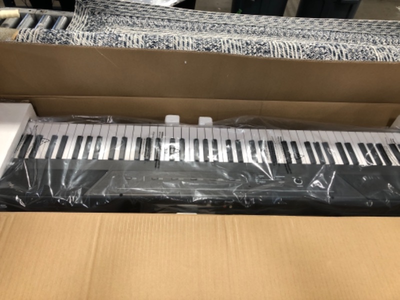 Photo 2 of Alesis Recital – 88 Key Digital Piano Keyboard with Semi Weighted Keys, 2x20W Speakers, 5 Voices, Split, Layer and Lesson Mode, FX and Piano Lessons Recital Piano Only