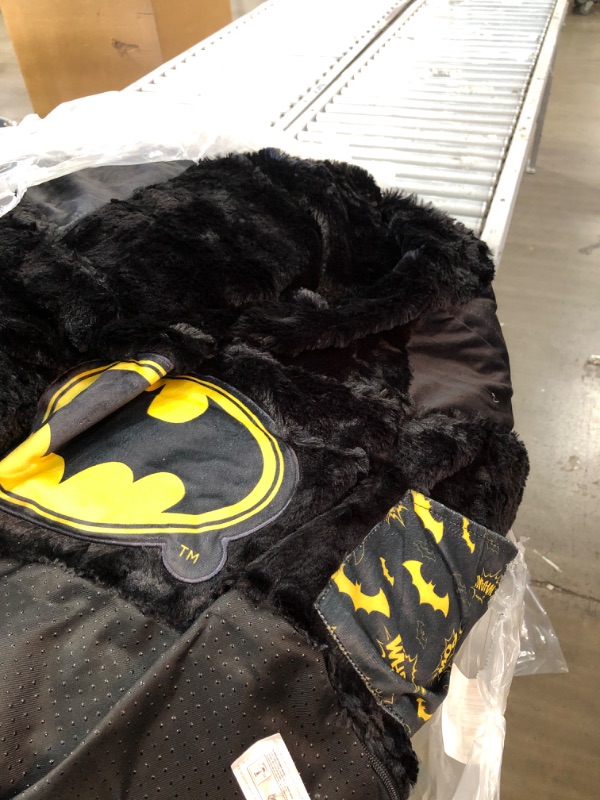 Photo 3 of Batman Cozee Fluffy Chair by Delta Children, Kid Size (for Kids Up to 10 Years Old) , 27x23x27 Inch (Pack of 1)