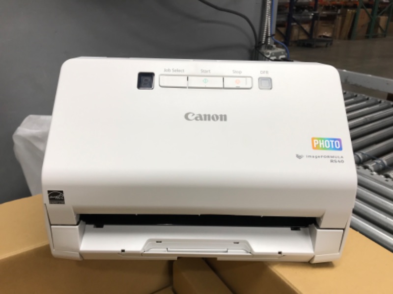 Photo 2 of Canon imageFORMULA RS40 Photo and Document Scanner, with Auto Document Feeder | Windows and Mac | Scans Photos - Vibrant Color - USB Interface - 1200 DPI - High Speed - Easy Setup