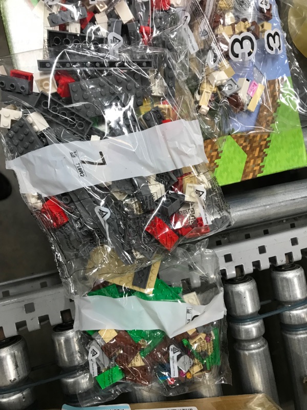 Photo 2 of BAGS 1-8* LEGO Minecraft The Red Barn 21187 Building Toy Set for Kids, Girls, and Boys Ages 9+ (799 Pieces) FrustrationFree Packaging