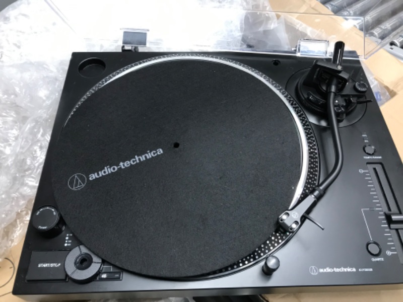 Photo 3 of Audio-Technica AT-LP120XUSB-BK Direct-Drive Turntable (Analog & USB), Fully Manual, Hi-Fi, 3 Speed, Convert Vinyl to Digital, Anti-Skate and Variable Pitch Control Black