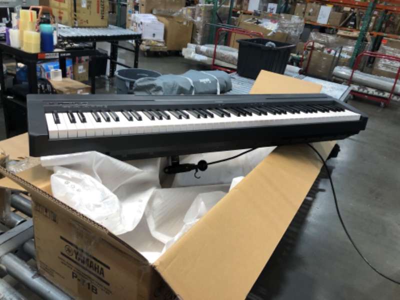 Photo 2 of YAMAHA P71 88-Key Weighted Action Digital Piano with Sustain Pedal and Power Supply 
