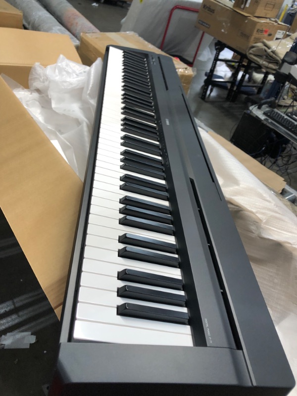 Photo 6 of YAMAHA P71 88-Key Weighted Action Digital Piano with Sustain Pedal and Power Supply 
