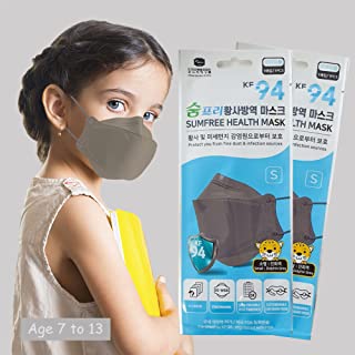 Photo 1 of SUMFREE KF94 (Kids/Small), 4 layer protection, 100% Made in Korea, Comfortable breathing (D.Grey Color)