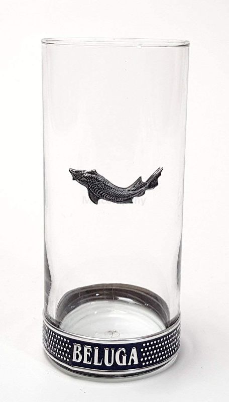 Photo 1 of BELUGA VODKA WODKA LONGDRINK GLASSES SET OF 2 EXCLUSIVE BAR GLASSES
