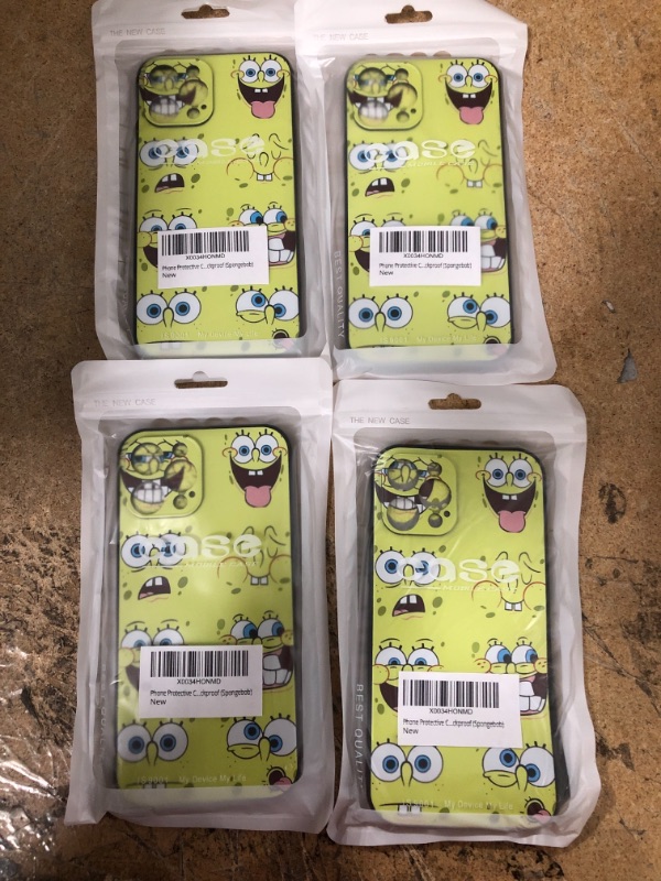 Photo 1 of 4PK-iphone spongebob phone case IPHONE 12 PLUS