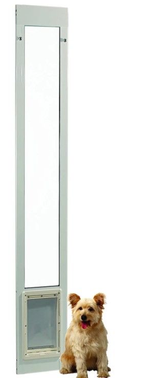 Photo 1 of Aluminum Pet Patio Door, Adjustable Height 17"x79" 