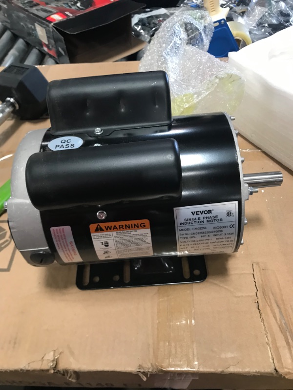 Photo 3 of 
VEVOR 5 Hp Electric Motor 3.1 KW Rated Speed 3450 RPM Single Phase Motor AC 208-230V Air Compressor Motor Suit for Home and Small Shop Air Compressors
Size:5 HP 3450RPM