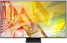 Photo 1 of SAMSUNG 65-inch Class QLED Q90T Series - 4K UHD Direct Full Array 16X Quantum HDR 16X Smart TV with Alexa Built-in (QN65Q90TAFXZA, 2020 Model)
