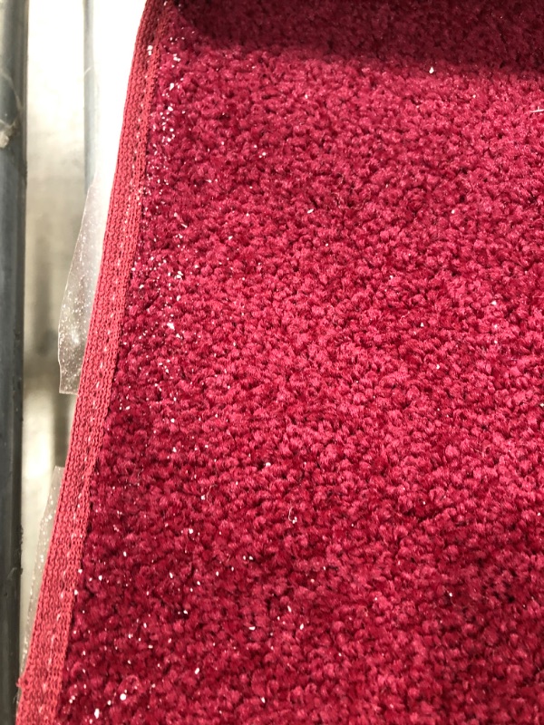 Photo 1 of Ambiant Pet Friendly Solid Color Area Rugs Burgundy - 4' x 6' 4 ft x 6 ft Burgundy