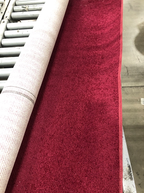 Photo 1 of Ambiant Pet Friendly Solid Color Area Rugs Burgundy - 4' x 6' 4 ft x 6 ft Burgundy
