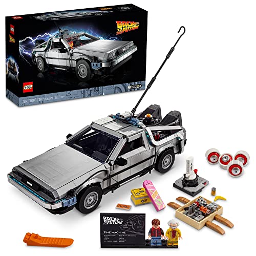 Photo 1 of *  MISSING BAGS 1 AND 2 * LEGO Back to the Future Time Machine 10300 Building Set for Adults; Build a Detailed Model of a Movie Legend (1 856 Pieces)
