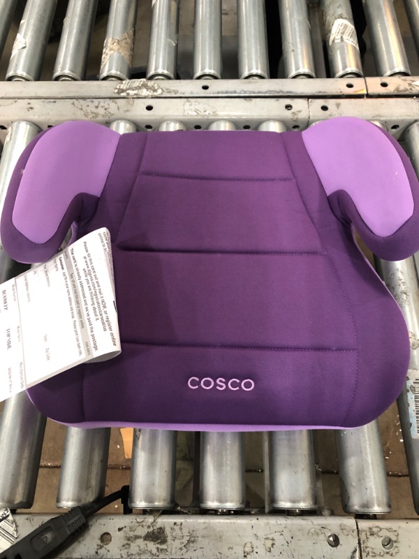 Photo 2 of Cosco Topside Child Safe Belt Positioned Backless Booster Car Seat, Purple Grape