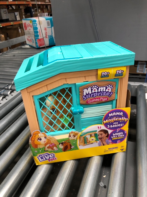 Photo 2 of Little Live Pets - Mama Surprise | Soft, Interactive Mama Guinea Pig and her Hutch, and her 3 Surprise Babies. 20+ Sounds & Reactions. for Kids Ages 4+, Multicolor, 7.8 x 11.93 x 11.38 inches