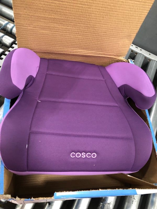 Photo 2 of Cosco Topside Child Safe Belt Positioned Backless Booster Car Seat, Purple Grape