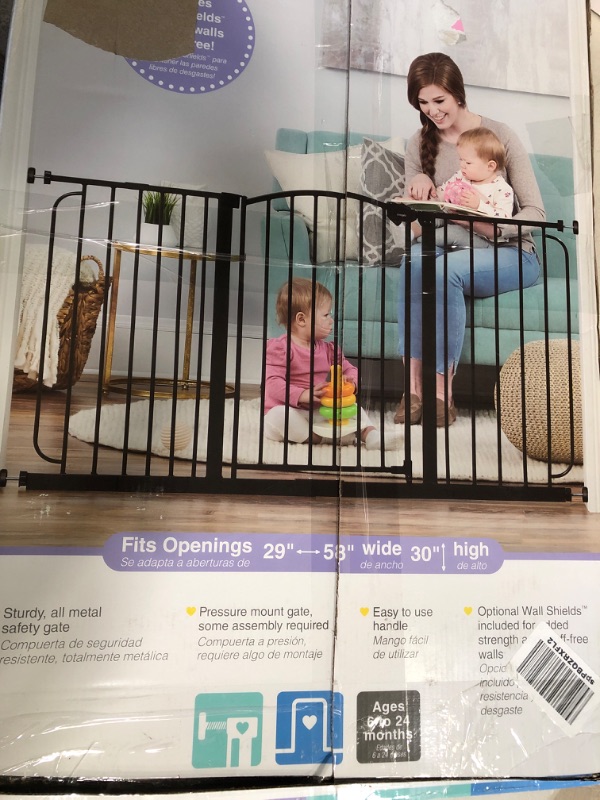 Photo 3 of Regalo Extra Wide Arched dcor Baby Safety Gate