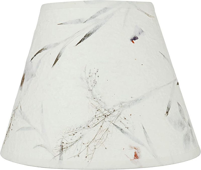 Photo 1 of Aspen Creative 58902 Transitional Hardback Empire Shape Construction White, 9" Wide (5" x 9" x 7") UNO LAMP Shade