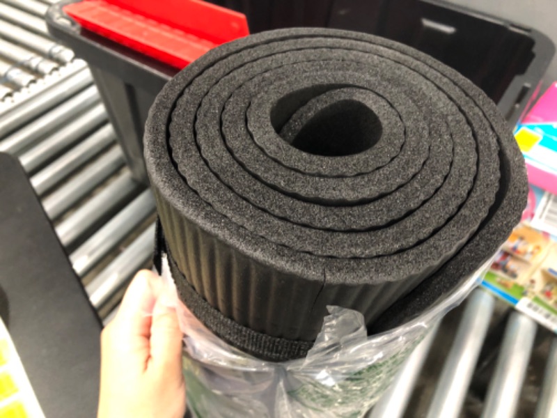 Photo 1 of BalanceFrom All Purpose 1/2-Inch Extra Thick High Density Anti-Tear Exercise Yoga Mat with Carrying Strap and Yoga Blocks
