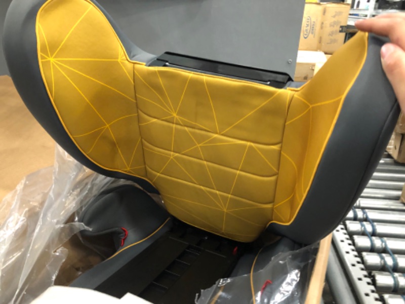 Photo 3 of Diono Monterey 2XT Latch 2 in 1 High Back Booster Car Seat with Expandable Height & Width, Side Impact Protection, 8 Years 1 Booster, Yellow Sulphur 2XT Yellow Sulphur