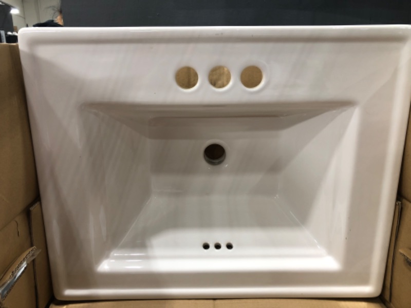 Photo 2 of American Standard 1203004.020 Town Square S Countertop Sink, 4-inch Centers, White
19.06"D x 24"W x 7.5"H
