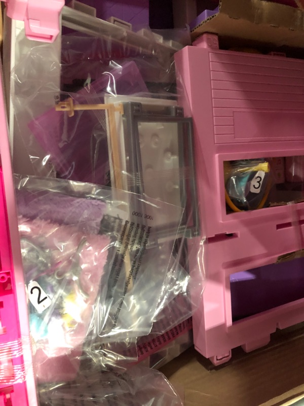 Photo 3 of Barbie Dreamhouse Doll House Playset Barbie House with 75+ Accesssories Wheelchair Accessible Elevator Pool, Slide and Furniture