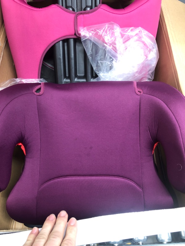 Photo 3 of Diono Cambria 2 XL, Dual Latch Connectors, 2-in-1 Belt Positioning Booster Seat, High-Back to Backless Booster with Space and Room to Grow, 8 Years 1 Booster Seat, Pink 2020 Pink