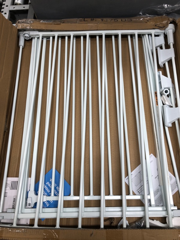 Photo 2 of Regalo 76 Inch Super Wide Configurable Baby Gate, 3-Panel, Includes Wall Mounts and Hardware 76 Inch White