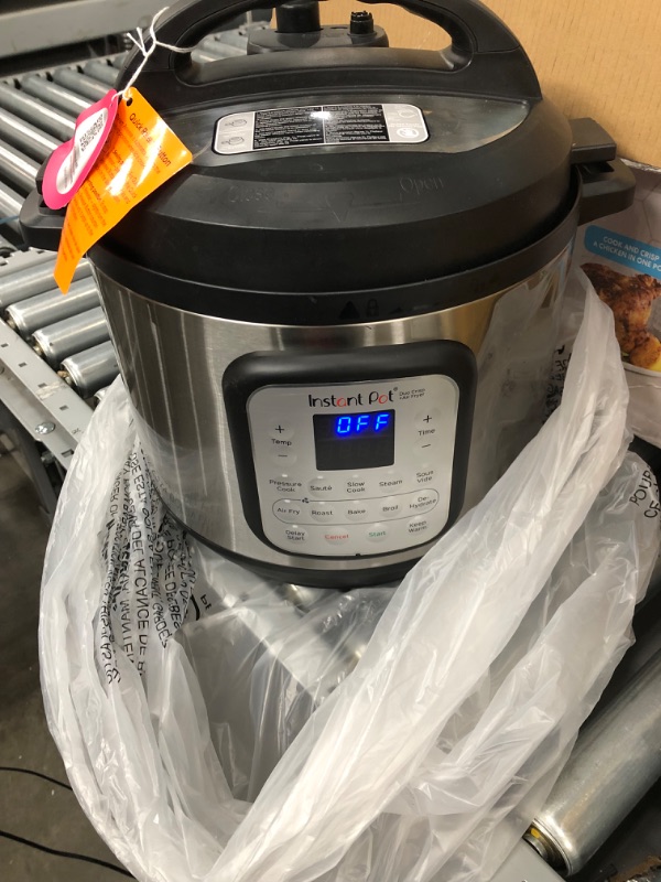 Photo 2 of Instant Pot Duo Crisp 11-in-1 Air Fryer and Electric Pressure Cooker Combo with Multicooker Lids that Air Fries, Steams, Slow Cooks, Sautés, Dehydrates, & More, Free App With Over 800 Recipes, 8 Quart
