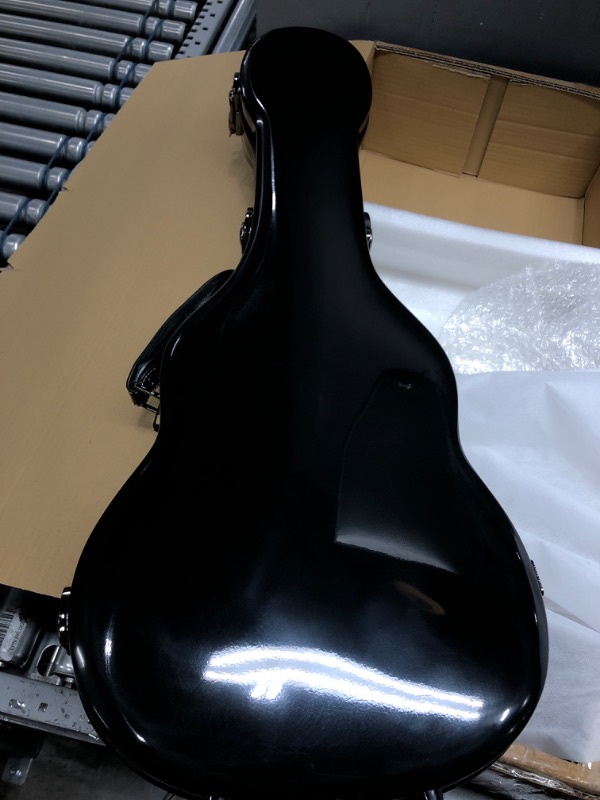 Photo 3 of Crossrock Thick Padded Hardshell Fiberglass Black Tenor Ukulele Case (CRF1020TUBK)
30.3 x 5.9 x 13.4 inches	