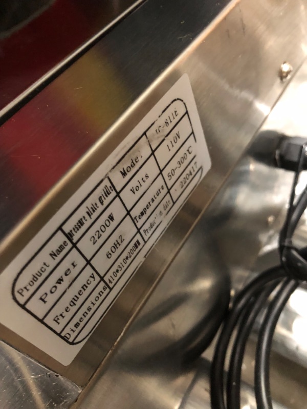 Photo 1 of *NOT exact stock photo, use for reference*
Electric Stripe Pressure Plate Grille 