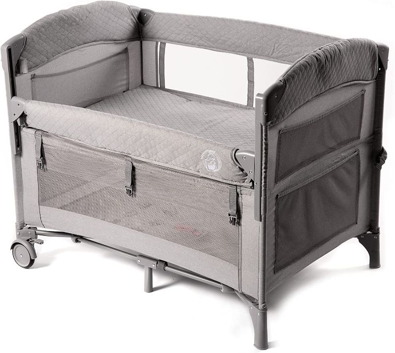 Photo 1 of Baby Bedside Sleeper Bassinet Bed: 3-in-1 Portable Crib for Newborns, Side Sleeper for Babies, Toddler Play Pen
