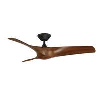 Photo 1 of *PARTS ONLY*-Modern Elegant 60 in. Brown Indoor Outdoor Ceiling Fan with Remote Control and 3 Solid Mahogany Blades Three Down Rods
