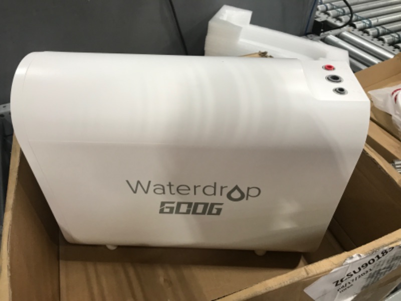 Photo 2 of **MISSING PARTS** Waterdrop G2P600 Reverse Osmosis System, 600 GPD Tankless RO Water Filter System, Under Sink RO System, 7 Stage Filtration, 2:1 Pure to Drain, Reduce TDS, FCC Listed, USA Tech 600GPD-G2P600