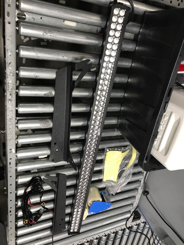 Photo 1 of YITAMOTOR LED Light Bar 52 inches Light Bar Compatible with 1997-2006 Jeep Wrangler TJ with Mounting Brackets and Switch on/Off Wiring Harness 300W Spot Flood Combo Off Road Lights 12V 52inch compatible for TJ