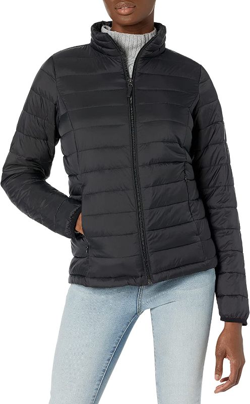 Photo 1 of Amazon Essentials Women's Lightweight Long-Sleeve Water-Resistant Puffer Jacket
