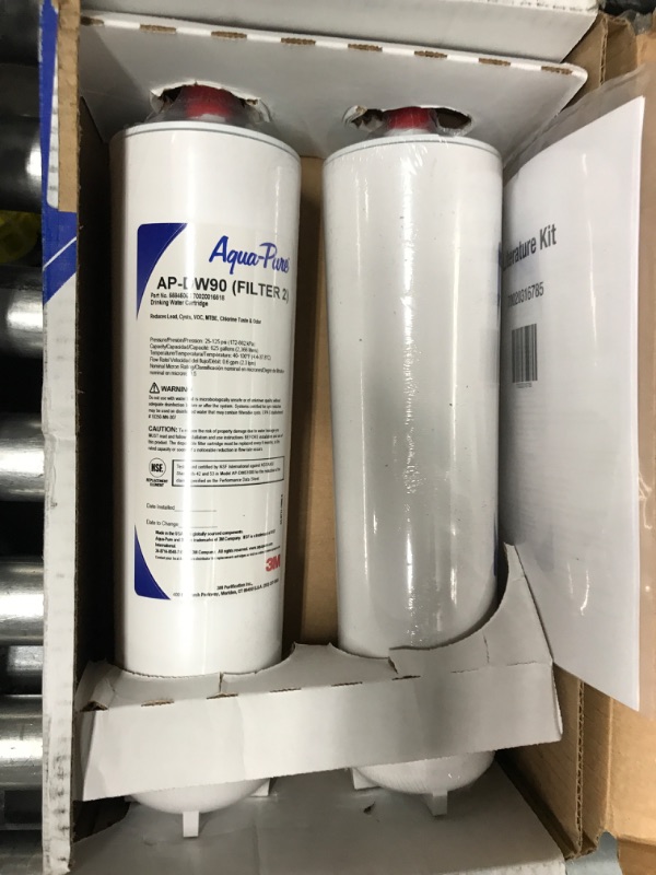 Photo 1 of 3M Aqua-Pure Whole House Sanitary Quick Change Water Filter System AP902, Reduces Sediment Water Filtration System