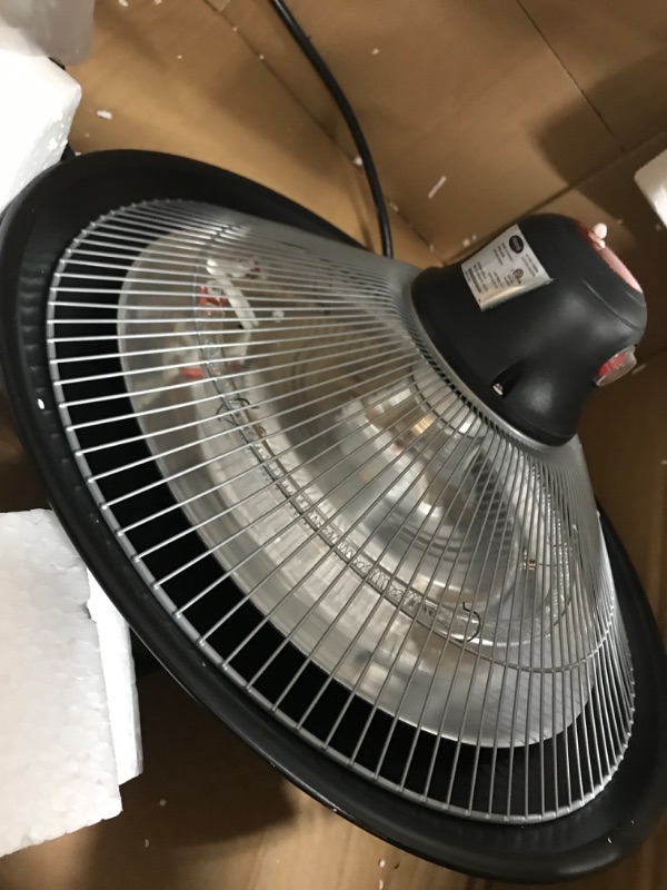 Photo 1 of ***PARTS ONLY*** Hiland HIL-PHE-1500BR Electric Gazebo Indoor/Outdoor Heater with LED/Remote, 1500 Watts, Large, Black