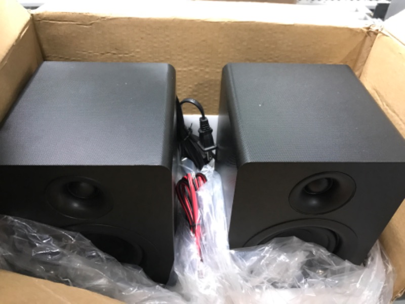 Photo 2 of Monoprice DT-3 50-Watt Multimedia Desktop Powered Speakers Perfect Complement to any Home, Office, Gaming, or Entertainment Setup