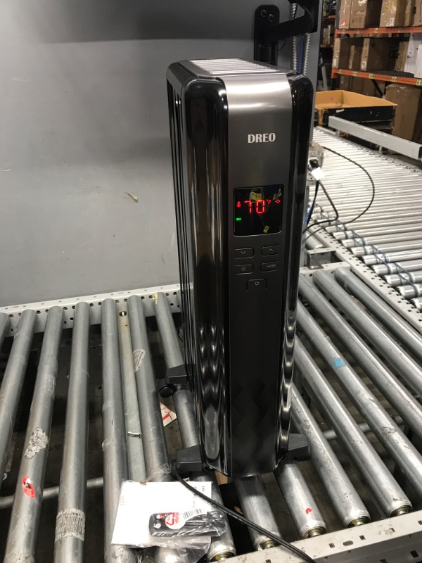 Photo 2 of Dreo Radiator Heater, Upgrade 1500W Electric Portable Space Oil Filled Heater with Remote Control, 4 Modes, Overheat & Tip-Over Protection, 24h Timer, Digital Thermostat, Quiet, Indoor