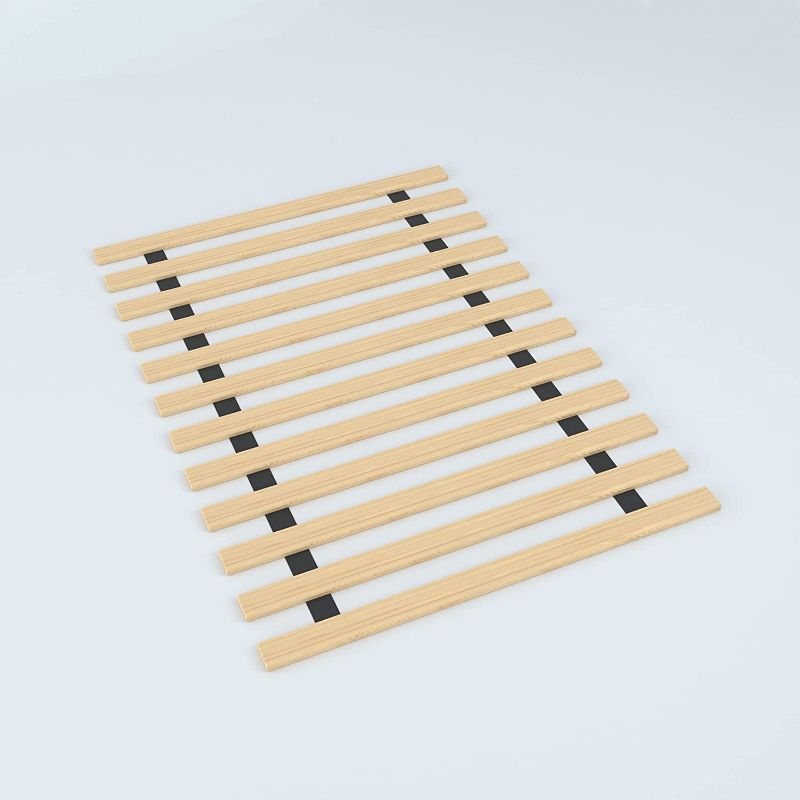 Photo 1 of 0.75-Inch Heavy Duty Mattress Support Wooden Bunkie Board/Slats, , Beige-king 
