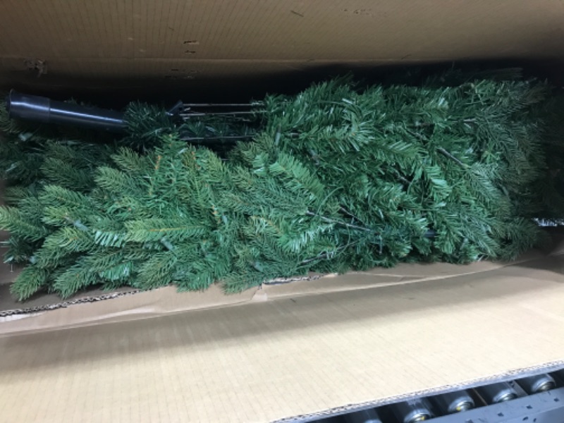 Photo 2 of 7.5ft Feel Real Pre-lit Artificial Christmas Tree
