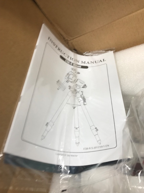 Photo 3 of *incomplete*  missing box 1 of 2   EQ6-R – Fully Computerized GoTo German Equatorial Telescope Mount – Belt-driven, Motorized, Computerized Hand Controller with 42,900+ Celestial Object Database