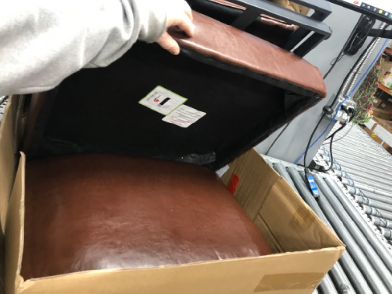 Photo 1 of SOFA CHAIR
BROWN AND METAL