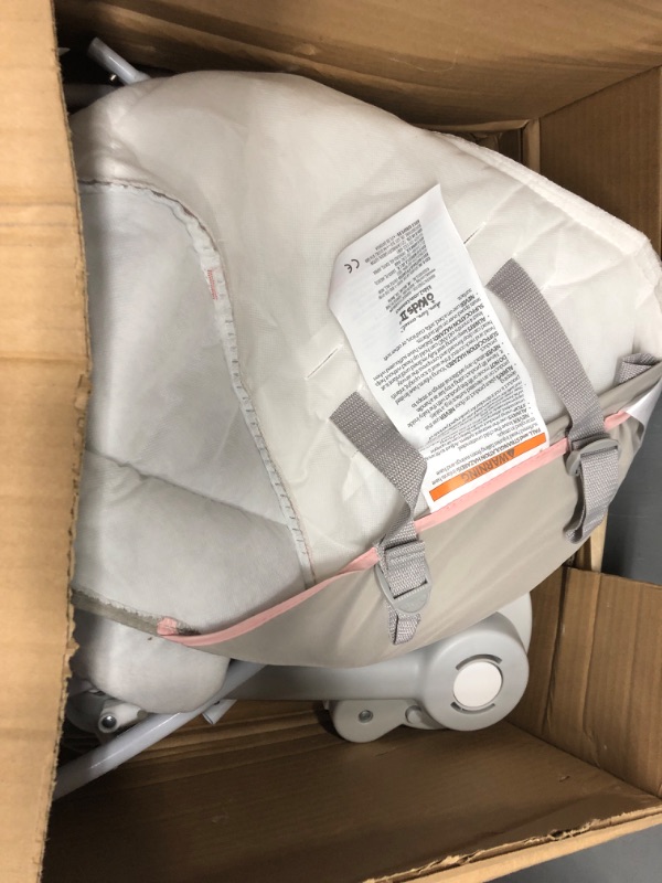Photo 2 of Ingenuity ConvertMe 2-in-1 Compact Portable Baby Swing & Infant Seat, Battery-Saving Automatic Sway, Vibrations, Nature Sounds - Wimberly
