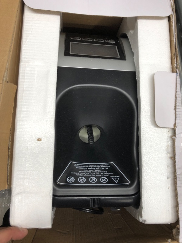 Photo 2 of Royal Sovereign 4 Row Electric Coin Counter with Patented Anti-Jam Technology & Digital Counting Display (FS-44N), Black FS-44N FS-44N